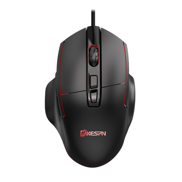 MKESPN X11 Mouse da gioco cablato a macrodefinizione a 7 pulsanti 7200 DPI RGB, x11
