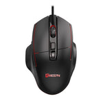 MKESPN X11 Mouse da gioco cablato a macrodefinizione a 7 pulsanti 7200 DPI RGB, x11