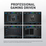 MKESPN X11 Mouse da gioco cablato a macrodefinizione a 7 pulsanti 7200 DPI RGB, x11