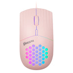 MKESPN SXS-838 Mouse con cavo cavo RGB con interfaccia USB, USB
