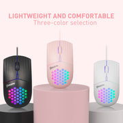 MKESPN SXS-838 Mouse con cavo cavo RGB con interfaccia USB, USB
