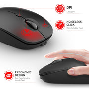 Mouse wireless MKESPN 859 versione con ricarica 2.4G