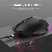 Mouse da gioco RGB cablato MKESPN X11