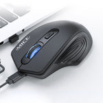 iMICE G-1800 Mouse wireless silenzioso ricaricabile a 4 pulsanti 1600 DPI 2,4 GHz per computer PC portatile
