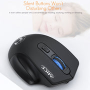 iMICE G-1800 Mouse wireless silenzioso ricaricabile a 4 pulsanti 1600 DPI 2,4 GHz per computer PC portatile
