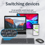 109 Tastiera Bluetooth wireless a tre modalità, Three-mode Keyboard