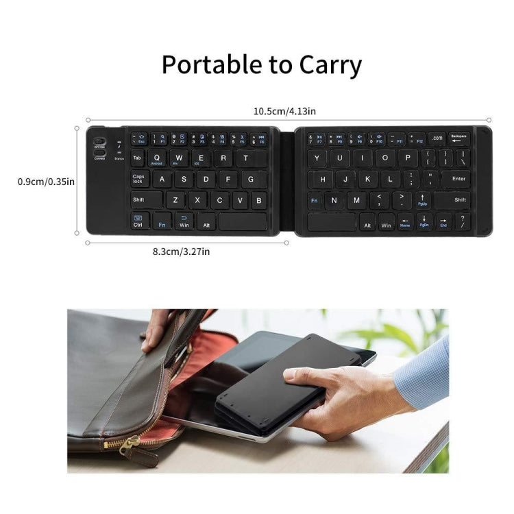 Mini tastiera pieghevole Bluetooth senza fili