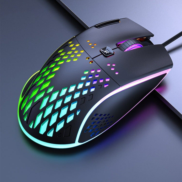 Mouse da gioco iMICE T97 RGB LED USB 7 pulsanti Mouse da gioco cablato 7200 DPI