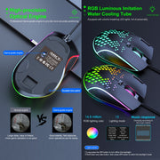 Mouse da gioco iMICE T97 RGB LED USB 7 pulsanti Mouse da gioco cablato 7200 DPI