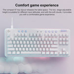 Logitech Aurora G713 RGB Wired Game E-sports Tastiera meccanica a 87 tasti con supporto per il palmo