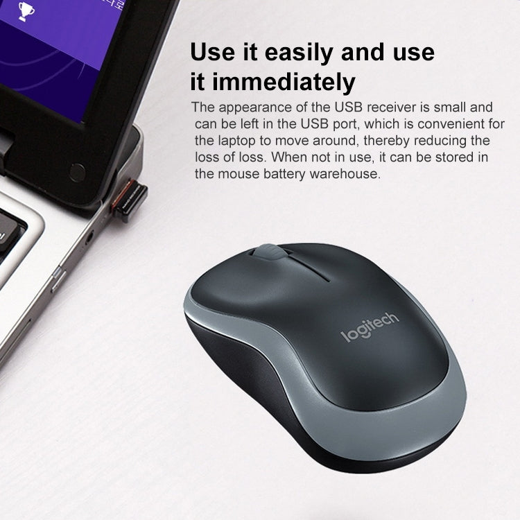 Mouse ottico wireless Logitech B175 a 3 tasti 1000 DPI 2,4 GHz