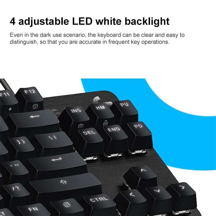 Logitech G412 TKL SE Gioco cablato Tastiera meccanica silenziosa a 104 tasti, G412 TKL SE