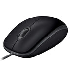 Mouse silenzioso USB con cavo Logitech M110 1000 DPI