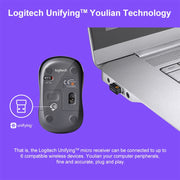 Mouse wireless ergonomico Logitech M235 1000 DPI 2,4 GHz