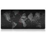 Tappetino per tastiera, tappetino per mouse da gioco, con superficie in tessuto liscio, in gomma morbida, antiscivolo, di grandi dimensioni, dimensioni: 80 x 30 cm, Size: 80 x 30cm