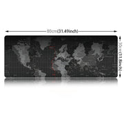 Tappetino per tastiera, tappetino per mouse da gioco, con superficie in tessuto liscio, in gomma morbida, antiscivolo, di grandi dimensioni, dimensioni: 80 x 30 cm, Size: 80 x 30cm