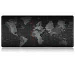 Tappetino per tastiera, tappetino per mouse da gioco, con superficie in tessuto liscio, in gomma morbida, antiscivolo, di grandi dimensioni, dimensioni: 60 x 30 cm, Size: 60 x 30cm
