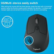 Mouse multimodale wireless Bluetooth Logitech M720 1000 DPI 2,4 GHz