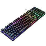 Set tastiera 104 tasti e mouse 3D retroilluminati USB