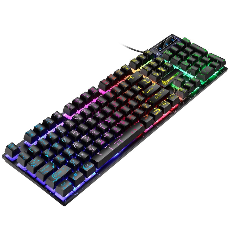 Set tastiera 104 tasti e mouse 3D retroilluminati USB