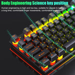 Set tastiera e mouse retroilluminati D500 RGB USB