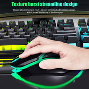 Set tastiera e mouse retroilluminati D500 RGB USB