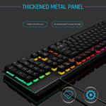 Tastiera gaming GK60 con pannello metallico USB
