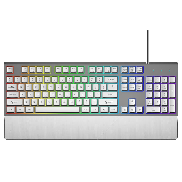 Tastiera competitiva GK60 con pannello metallico e supporto mano