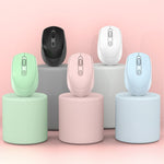 Mouse wireless HXSJ M107 4 pulsanti 1600 DPI ricaricabile