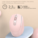 Mouse wireless HXSJ M107 4 pulsanti 1600 DPI ricaricabile