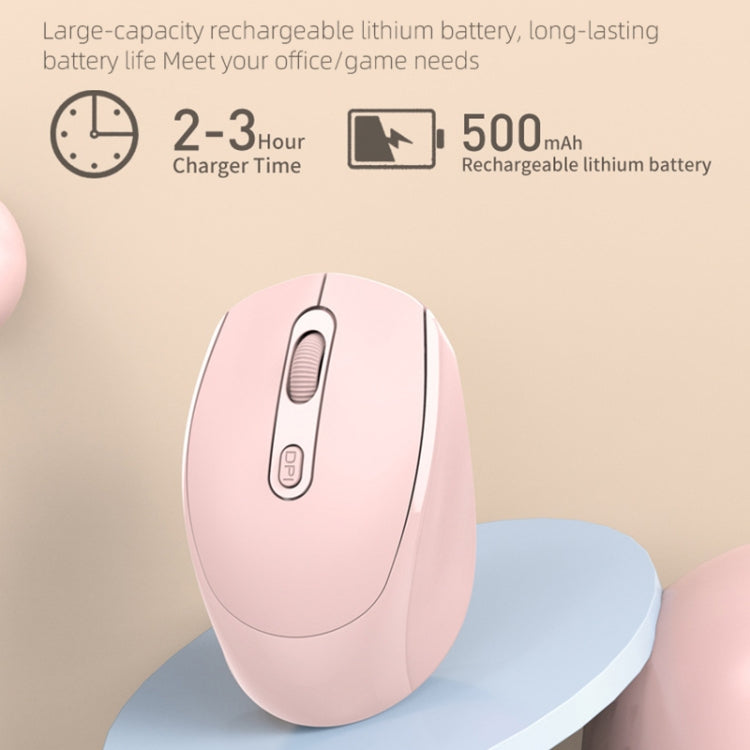 Mouse wireless HXSJ M107 4 pulsanti 1600 DPI ricaricabile