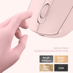 Mouse wireless HXSJ M107 4 pulsanti 1600 DPI ricaricabile