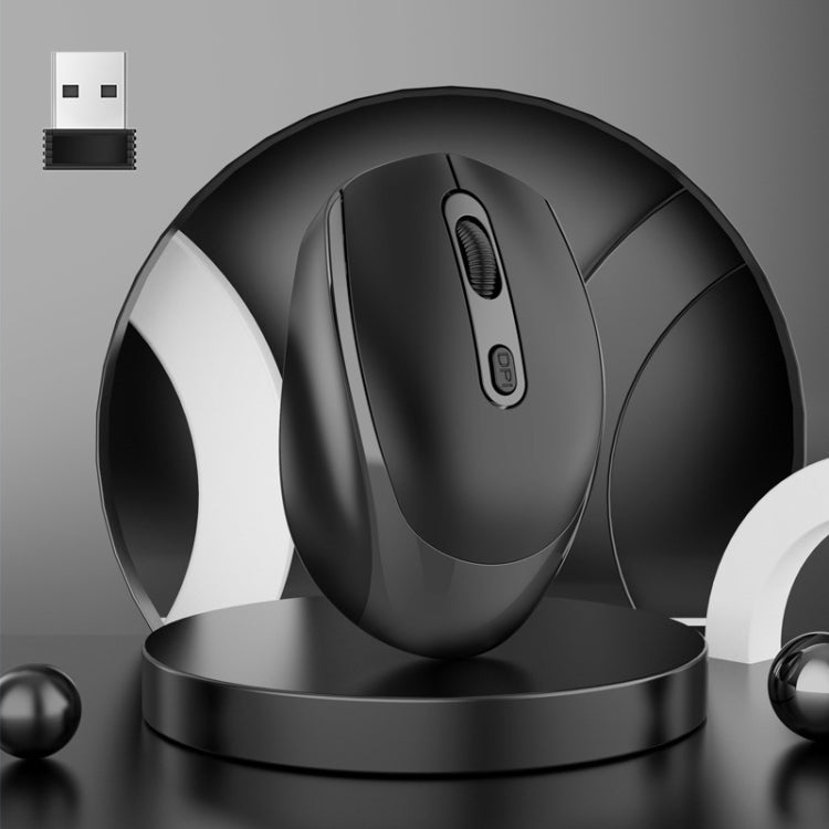 HXSJ M107 4 pulsanti 1600 DPI Dual Mode 2.4GHz + Bluetooth 5.1 Mouse wireless ricaricabile, Battery Version