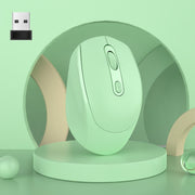 HXSJ M107 4 pulsanti 1600 DPI Dual Mode 2.4GHz + Bluetooth 5.1 Mouse wireless ricaricabile, Battery Version