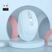 HXSJ M107 4 pulsanti 1600 DPI Dual Mode 2.4GHz + Bluetooth 5.1 Mouse wireless ricaricabile, Battery Version