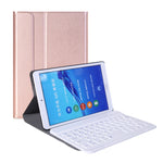 A0M5 Tastiera Bluetooth staccabile + Custodia tablet in pelle ultrasottile con vibrazione orizzontale per Huawei MediaPad M5 e Honor Tab 5 8 pollici, con supporto