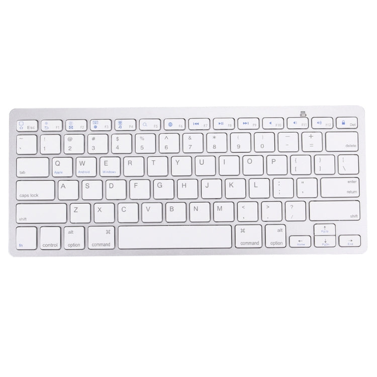 Tastiera ultrasottile Bluetooth wireless BK-3001 a 78 tasti per Windows / iPad / iPhone