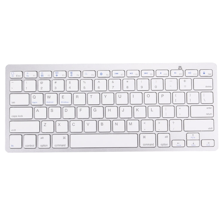 Tastiera ultrasottile Bluetooth wireless BK-3001 a 78 tasti per Windows / iPad / iPhone