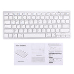 Tastiera ultrasottile Bluetooth wireless BK-3001 a 78 tasti per Windows / iPad / iPhone