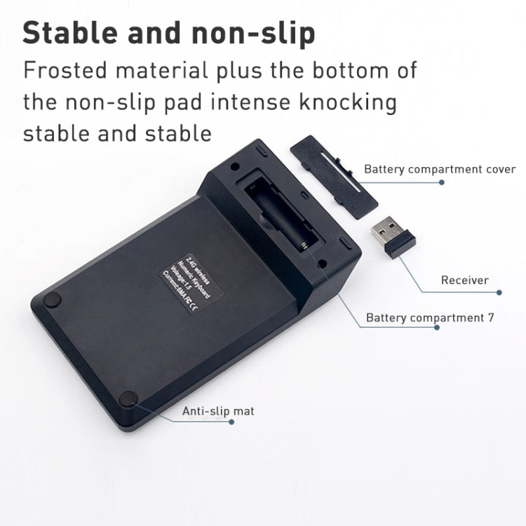 Tastiera numerica wireless 2.4G MC Saite 2129RF 18 tasti