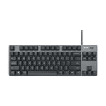 Logitech K835 Mini Tastiera meccanica cablata, albero verde, Green Shaft