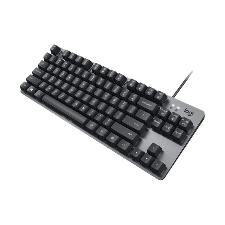 Logitech K835 Mini Tastiera meccanica cablata, albero verde, Green Shaft
