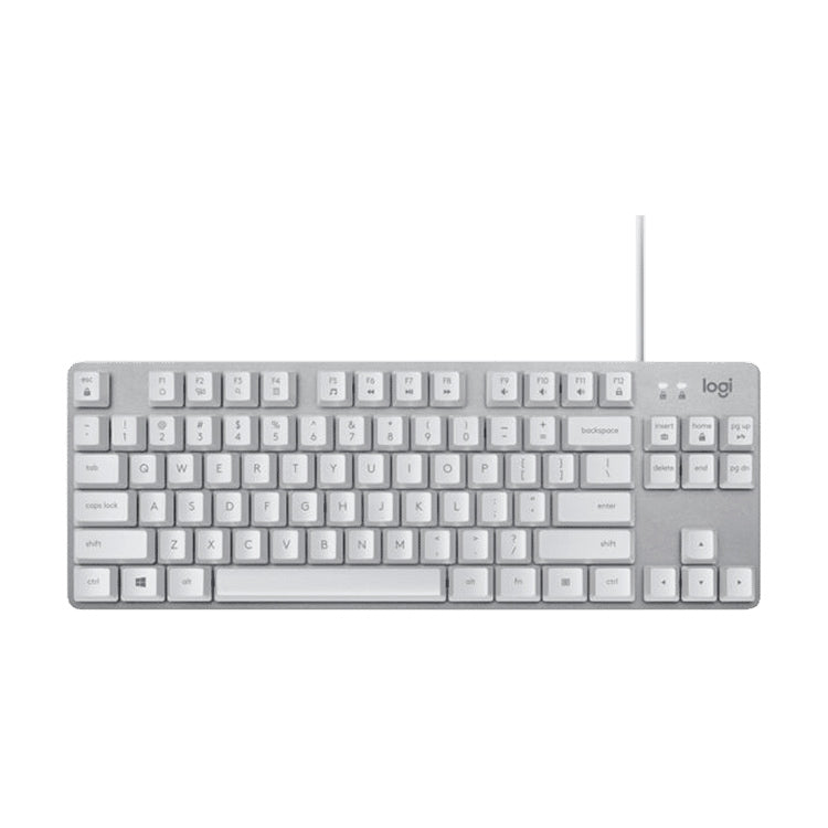 Logitech K835 Mini Tastiera meccanica cablata, albero verde, Green Shaft