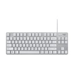 Logitech K835 Mini Tastiera meccanica cablata, albero verde, Green Shaft