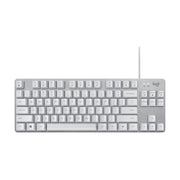 Logitech K835 Mini Tastiera meccanica cablata, albero verde, Green Shaft