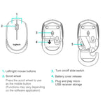 Mouse wireless alla moda Logitech M188