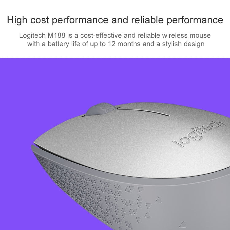 Mouse wireless alla moda Logitech M188