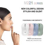 Mouse wireless silenzioso Logitech M221 Fashion