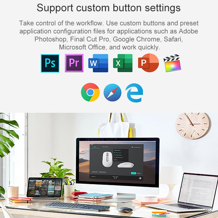 Logitech MX ANYWHERE 3 Mouse wireless compatto ad alte prestazioni