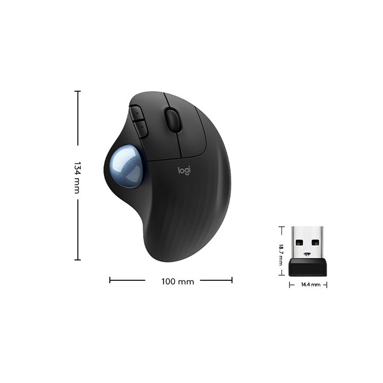 Mouse trackball wireless creativo Logitech ERGO M575